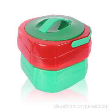 Edelstahl-Kunststoff-Lunchbox Kunststoff-Spritzgussform